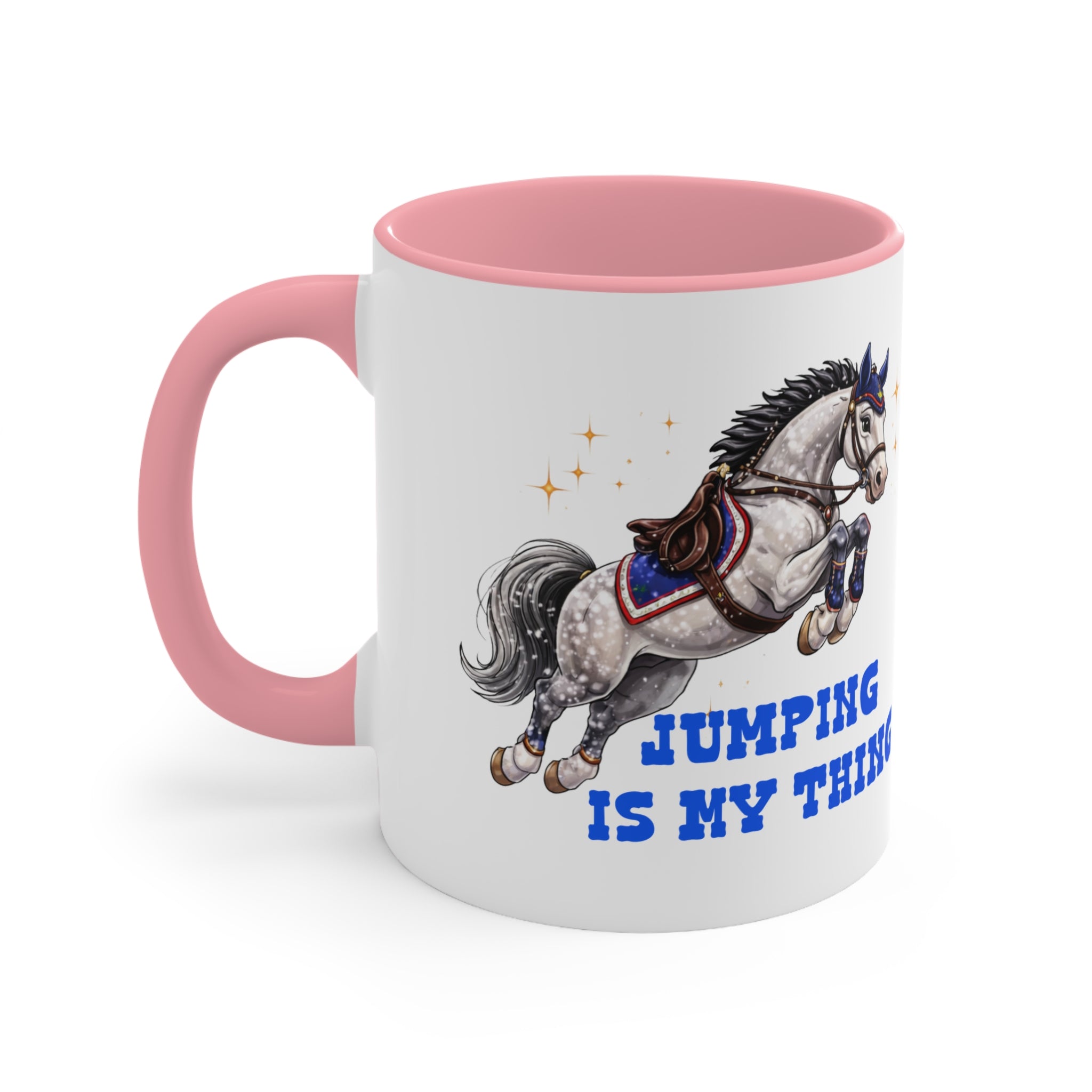 'Jumping Is My Thing' Equestrian Themed Mug