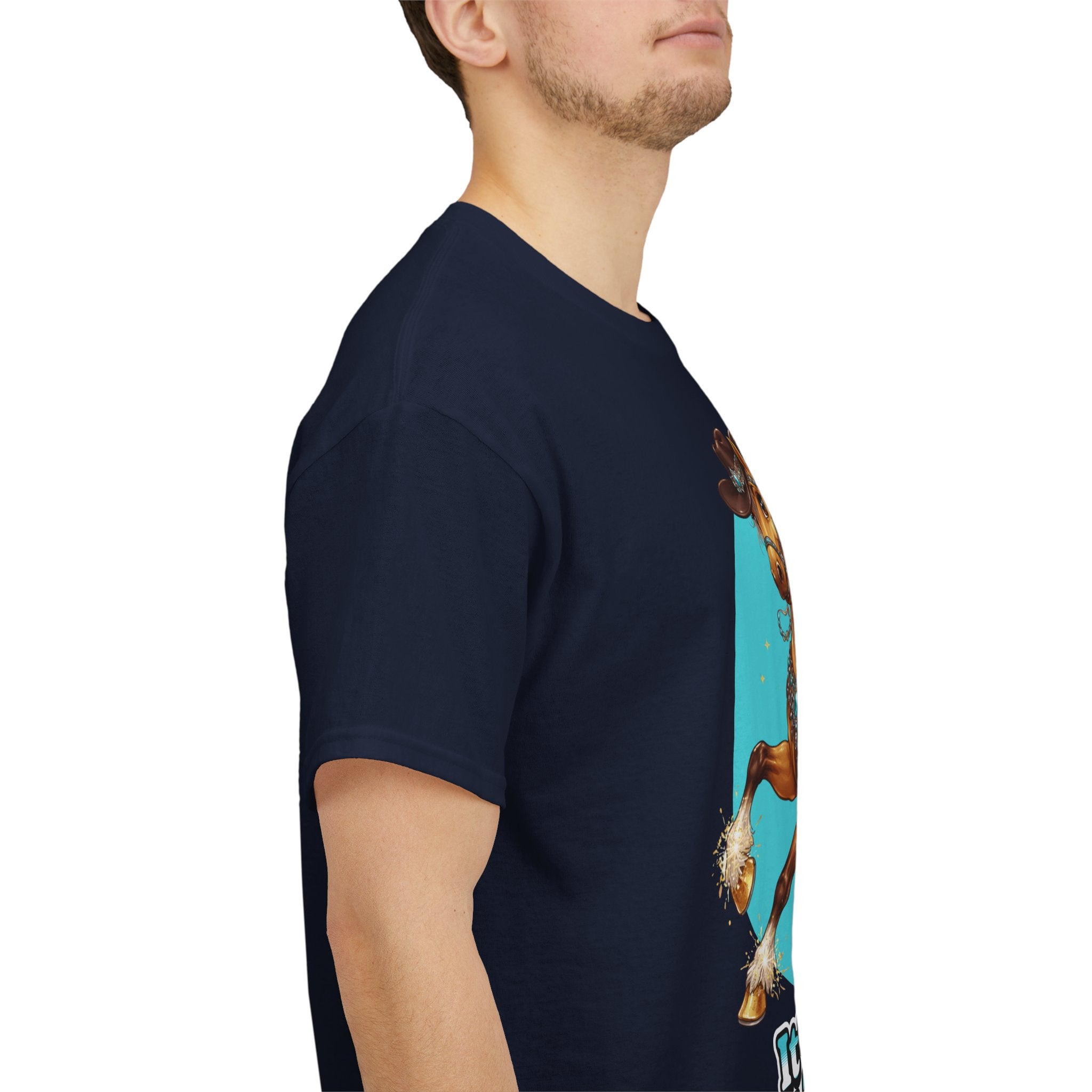 "It's Show Time!" Equestrian T-Shirt | Large Logo Horse Fun Graphic Tee