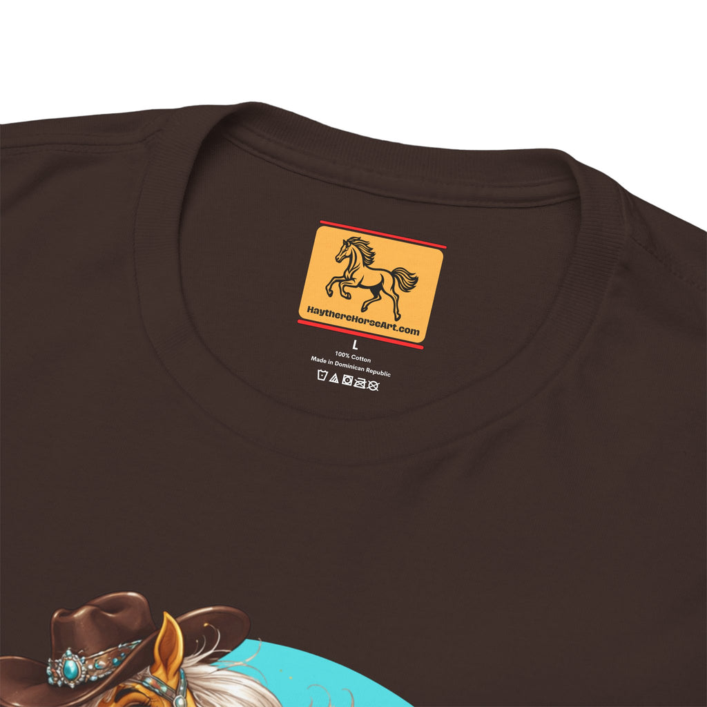 "It's Show Time!" Equestrian T-Shirt | Large Logo Horse Fun Graphic Tee