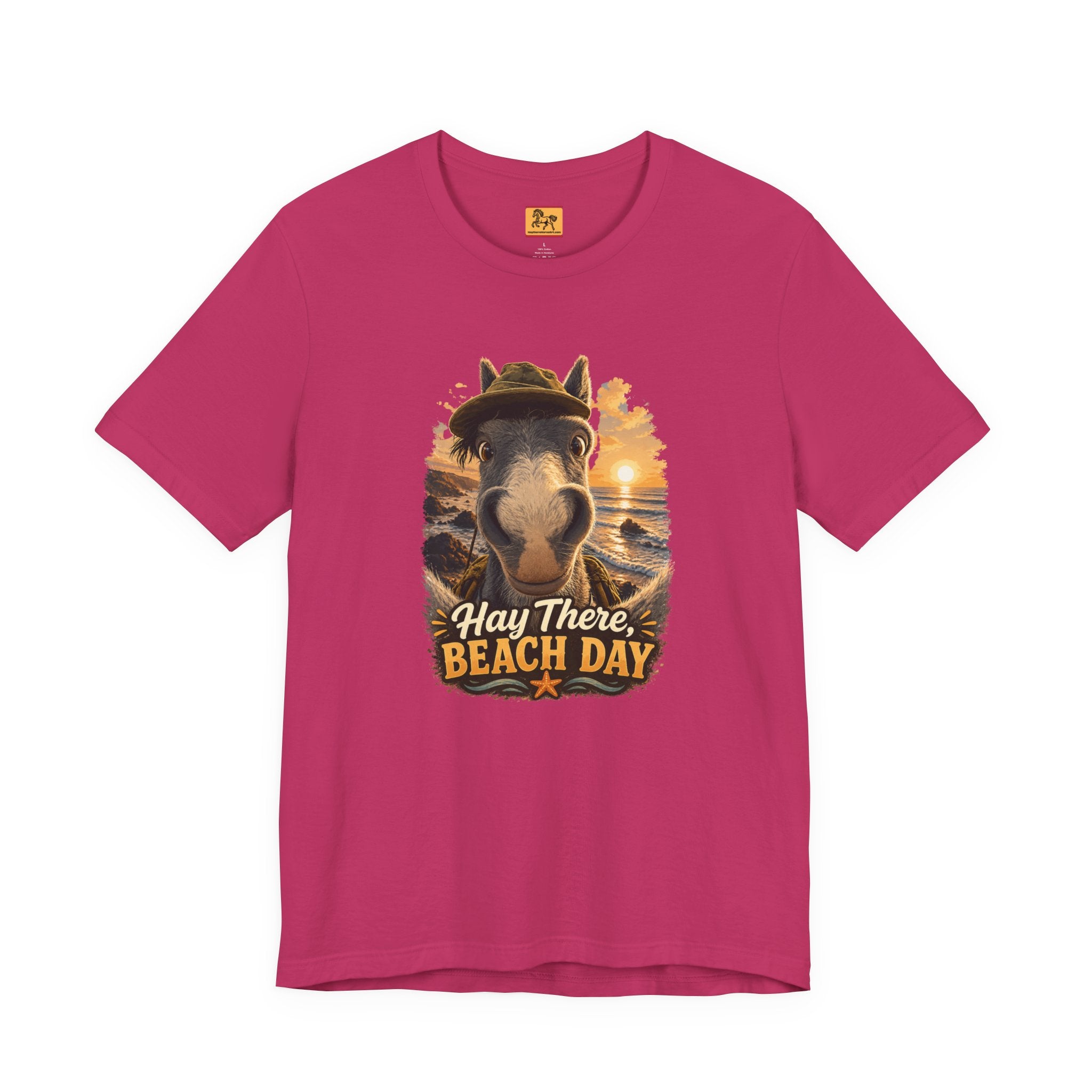 Beach Day Horse T-Shirt | "Hay There, Beach Day" Funny Graphic Tee