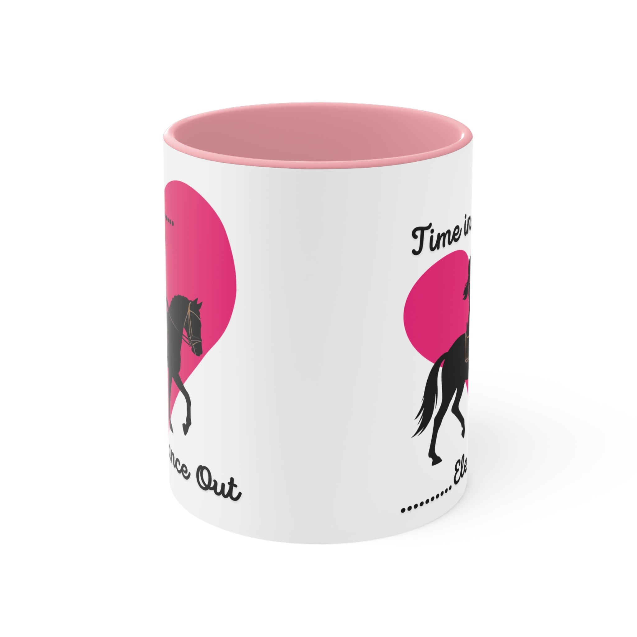 "Time in… Elegance Out" Equestrian Coffee Mug