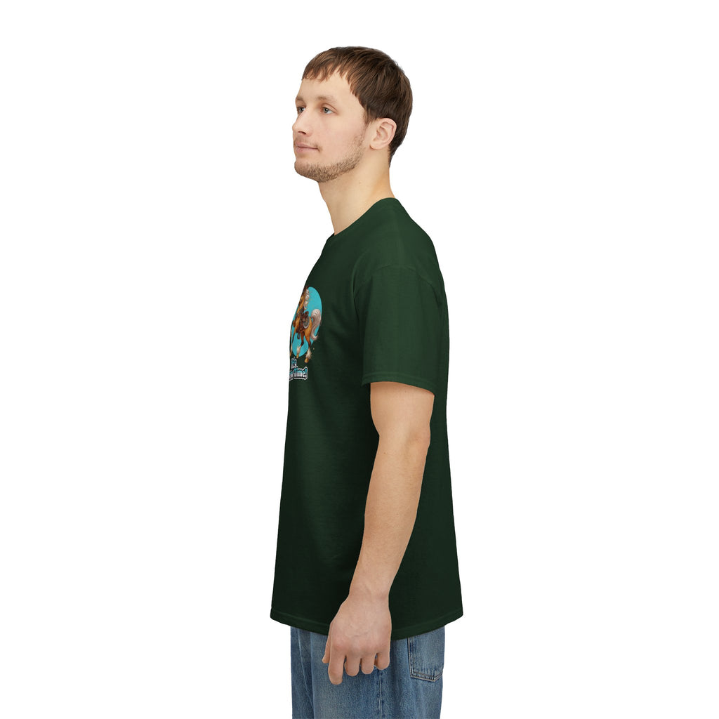 "It's Show Time!" Equestrian T-Shirt | Small Logo Horse Show Graphic Tee