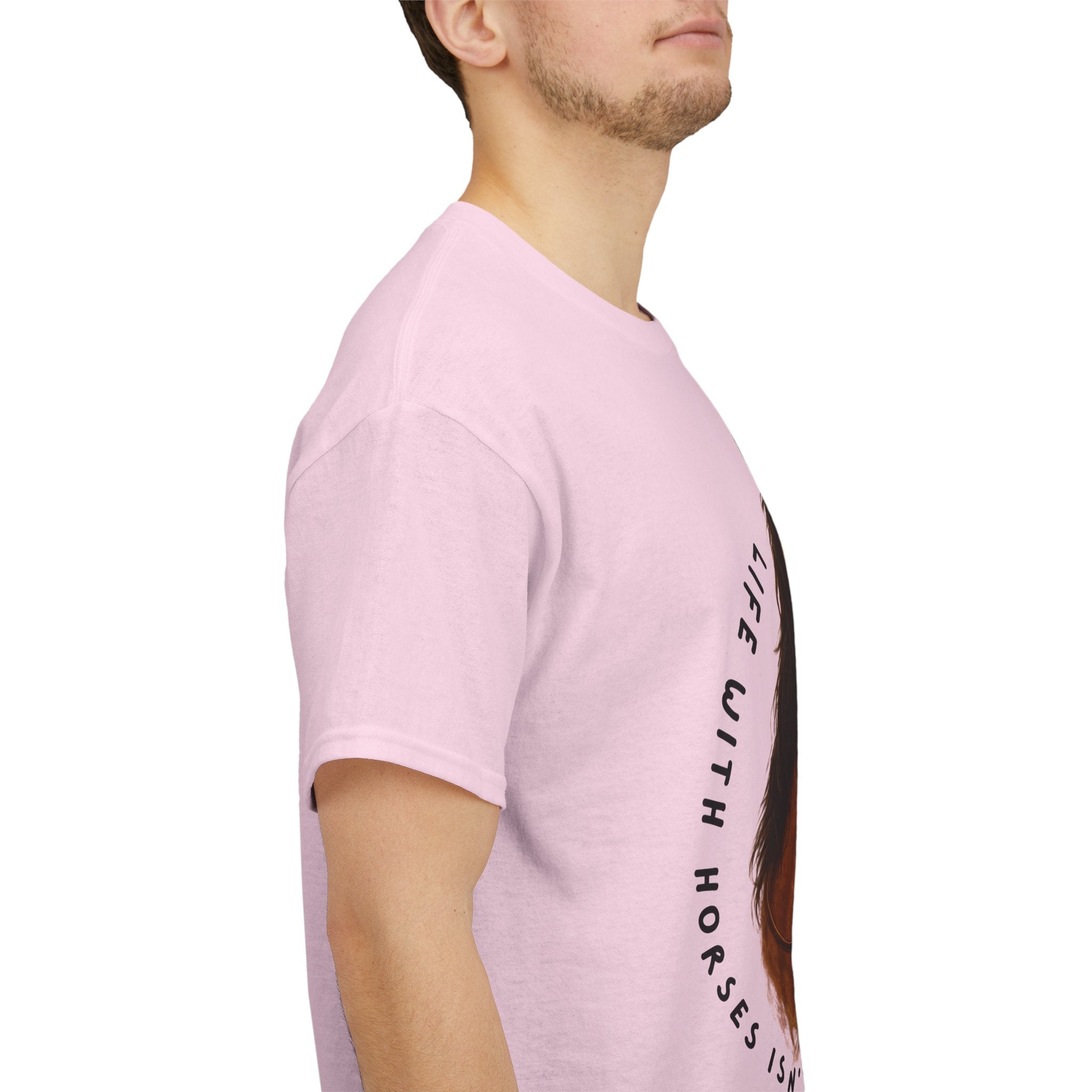 "Life with Horses Isn't Always Picture Perfect" Graphic Tee | Funny Equestrian T-Shirt