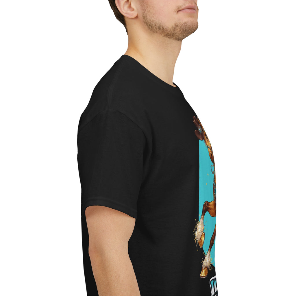 "It's Show Time!" Equestrian T-Shirt | Large Logo Horse Fun Graphic Tee