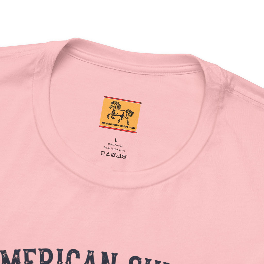 American Summer Horses T-Shirt | "Horses & Zero Rush" Vintage Farm Tee