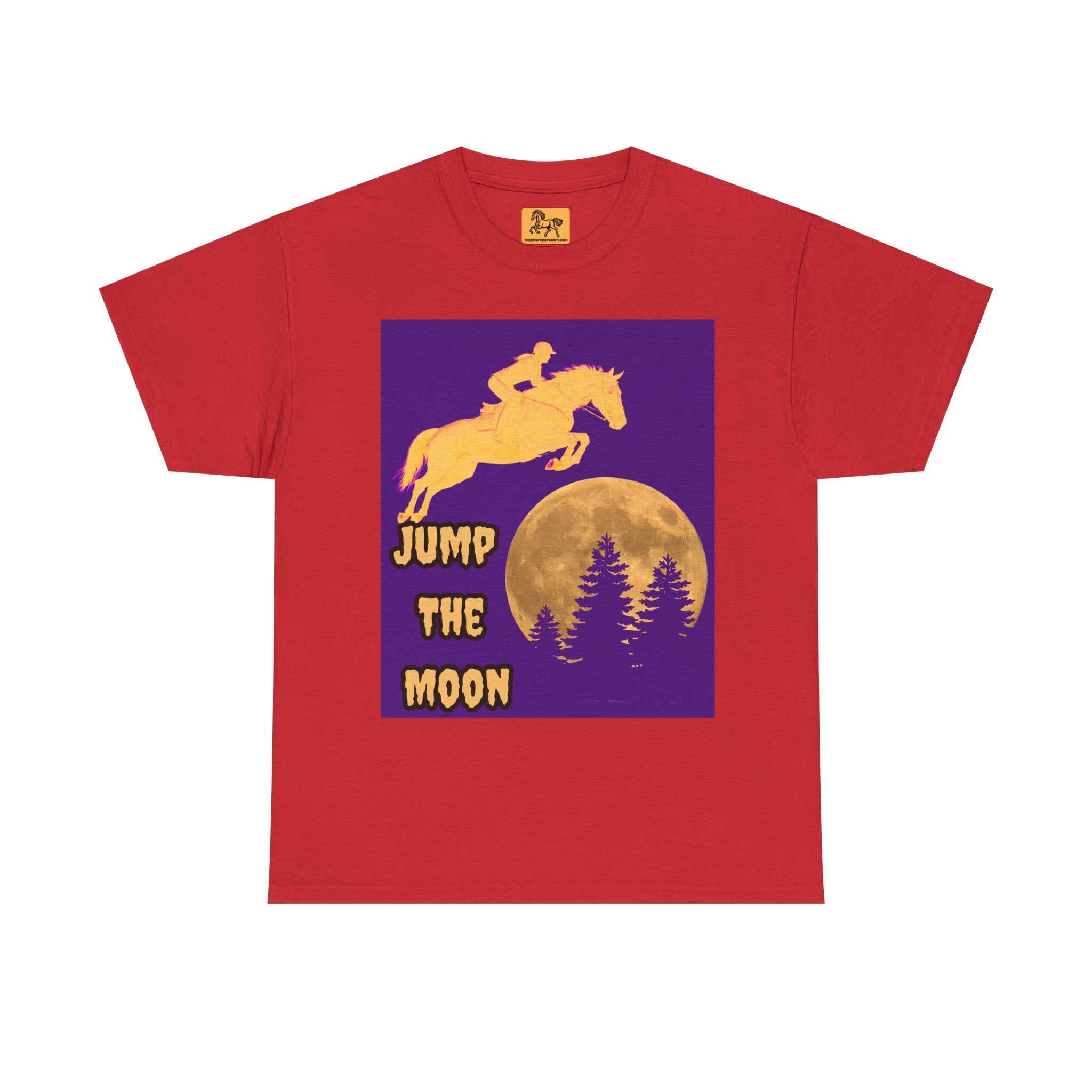 "Jump the Moon" Equestrian themed T shirt