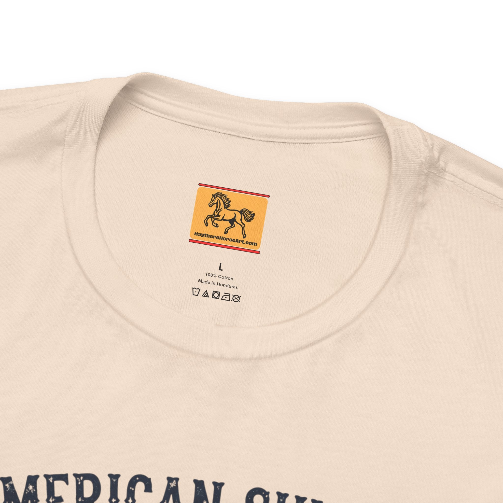 American Summer Horses T-Shirt | "Horses & Zero Rush" Vintage Farm Tee