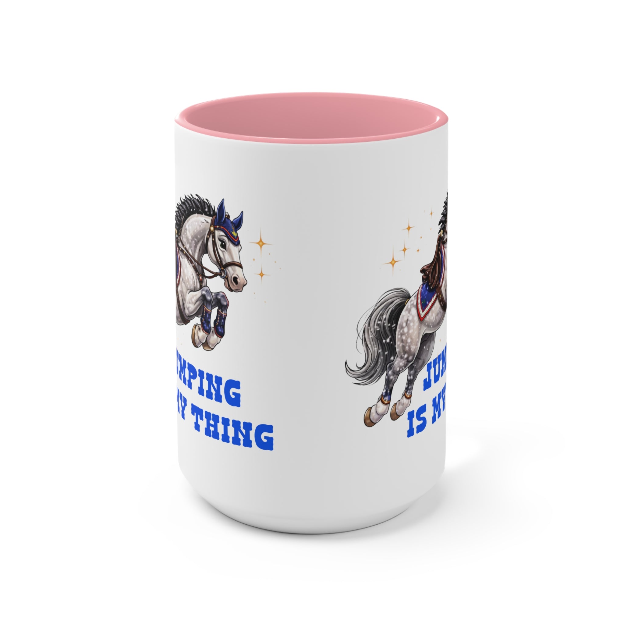 'Jumping Is My Thing' Equestrian Themed Mug