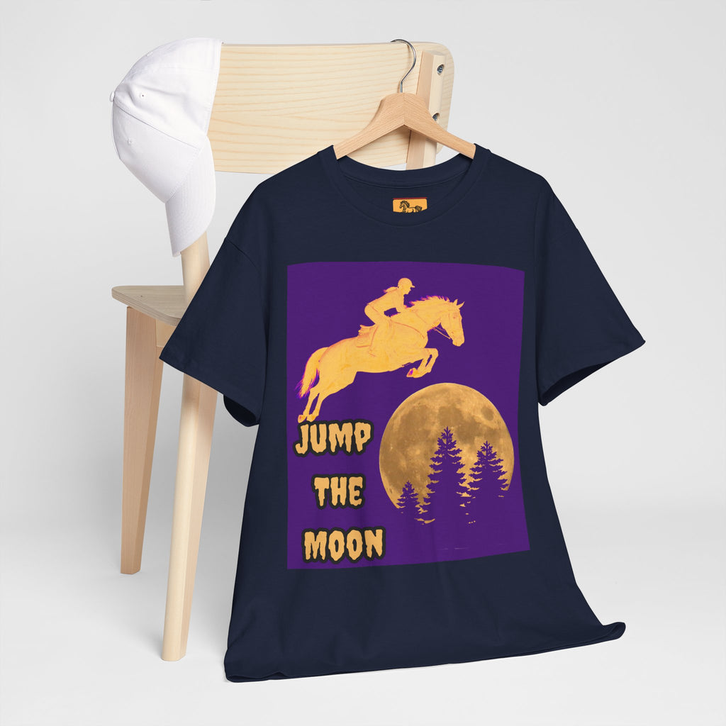 "Jump the Moon" Equestrian themed T shirt