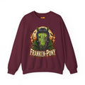 Franken-Pony Halloween Sweatshirt, Mad Science Monster Horse Crewneck