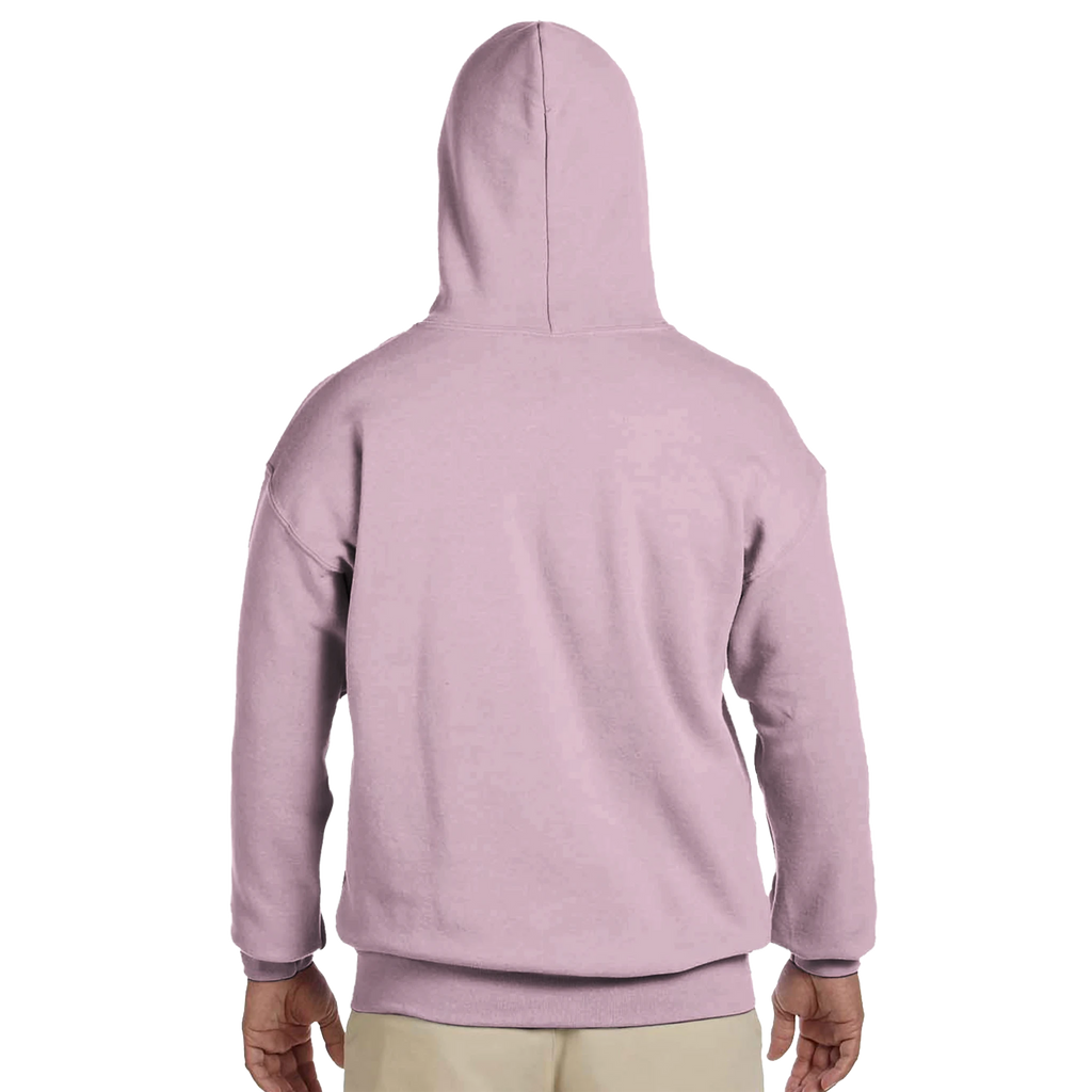 Light pink Time In, Elegance Out grunge dressage hoodie by Hay There Horse Art, view 15